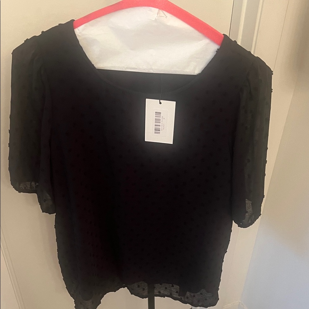 Elegant Black Women's Top NEVER WORN!